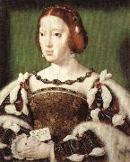 Joos van cleve Portrait of Eleonora, Queen of France oil painting on canvas